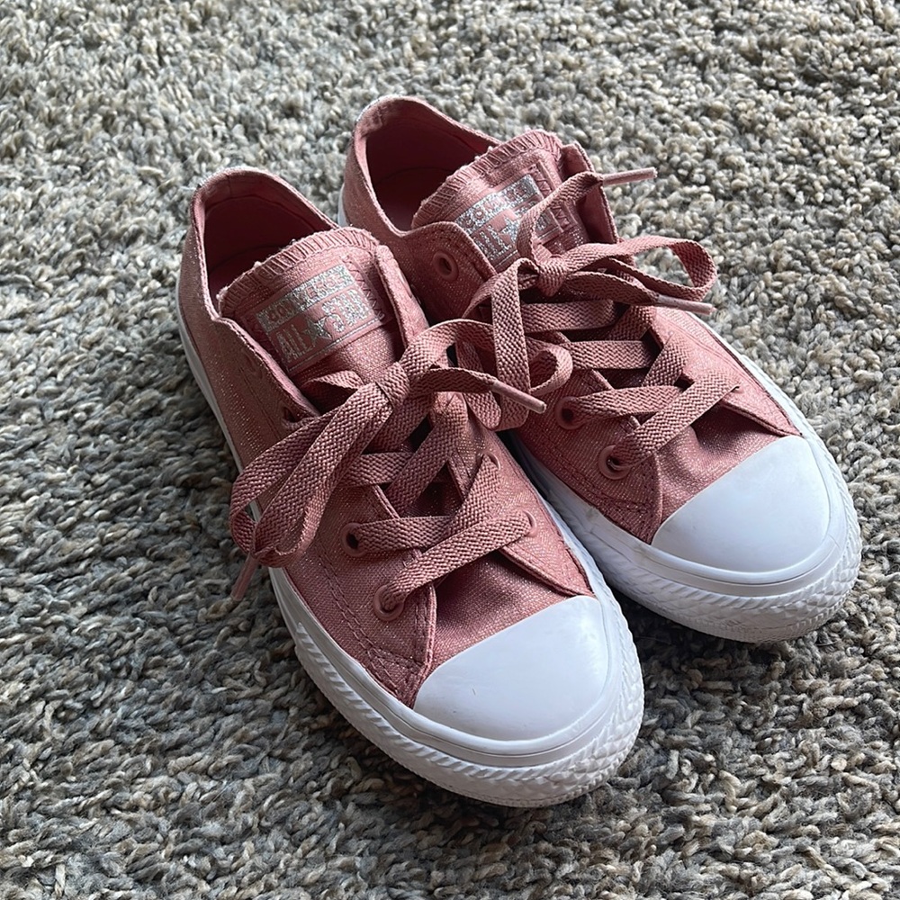 Glitter pink Converse